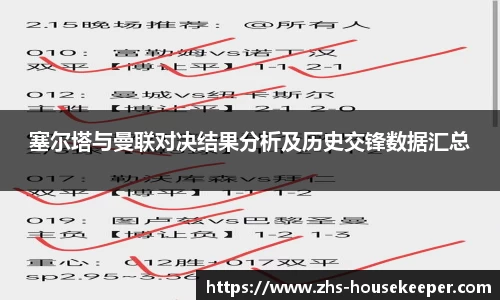 塞尔塔与曼联对决结果分析及历史交锋数据汇总