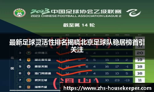 最新足球灵活性排名揭晓北京足球队稳居榜首引关注